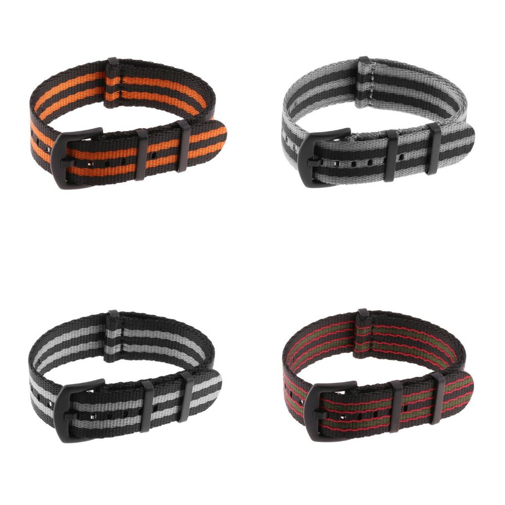 "Bond" Seat Belt  Nylon NATO Watch Strap Band